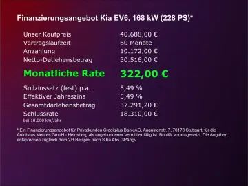 KIA EV6 Earth Elektro 84 kWh 2WD El. Heckklappe e-Si
