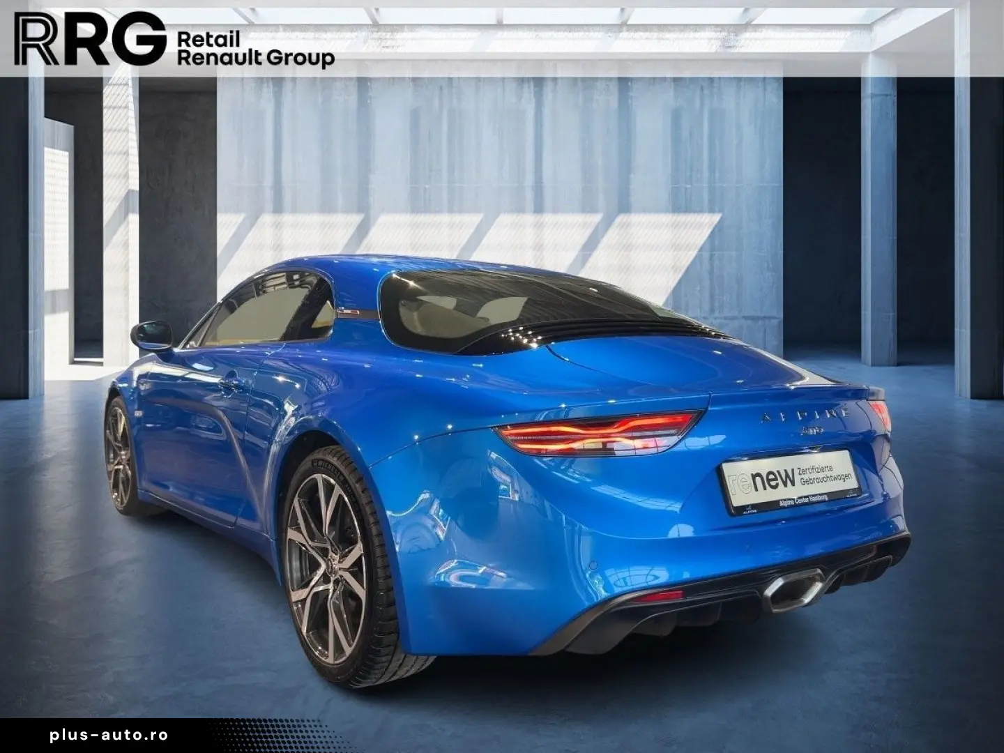 ALPINE A110 A110   Aktive Sport-Abgasanlage Rückfahrkam