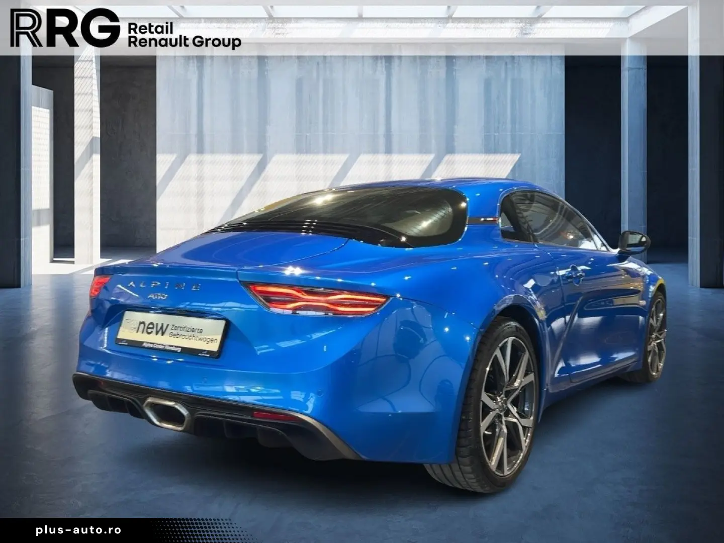 ALPINE A110 A110   Aktive Sport-Abgasanlage Rückfahrkam