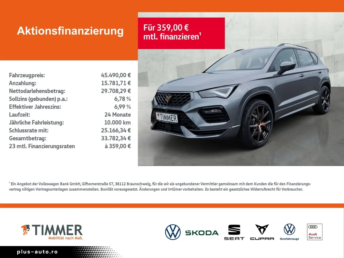 CUPRA Ateca VZ 2.0TSI 221kW (300 PS)  DSG 4Drive AHK 3