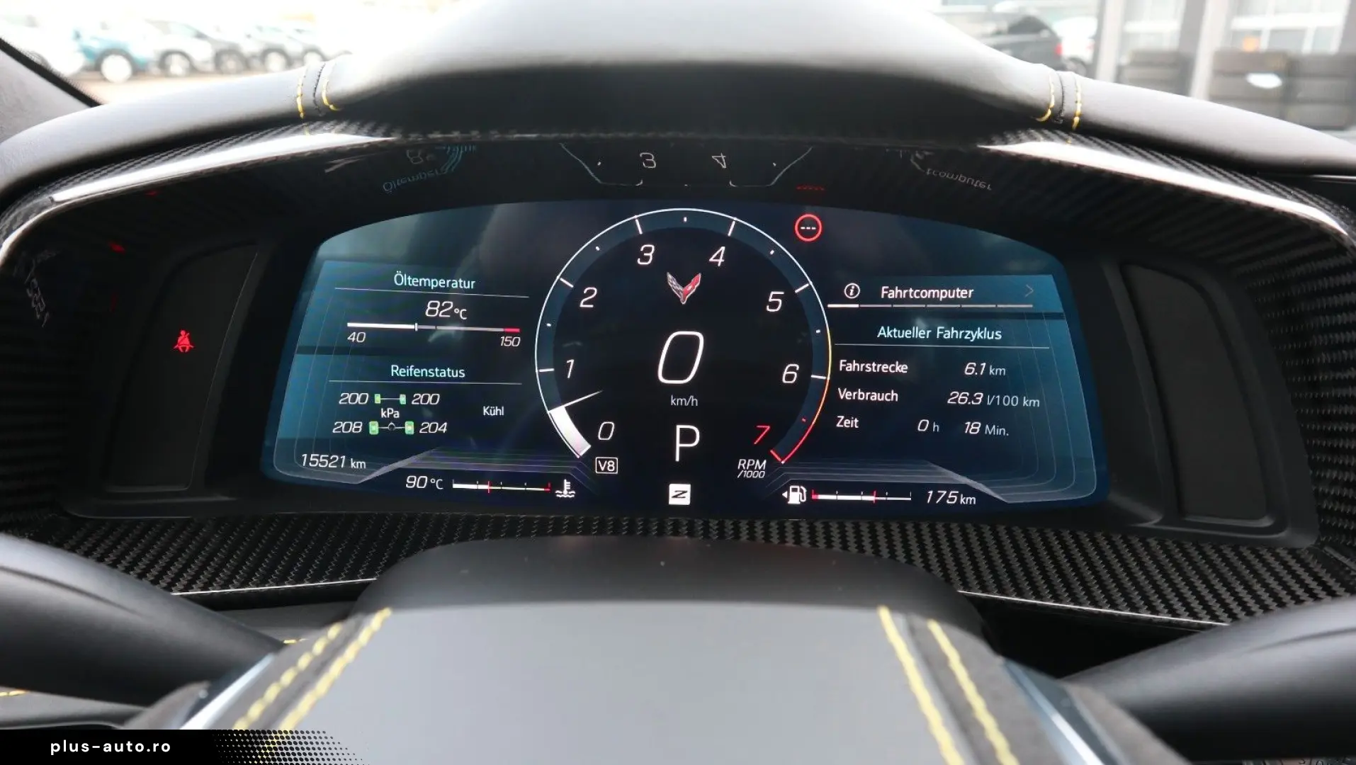CORVETTE C8 6.2L V8 Stingray 3LT Coupe Targa