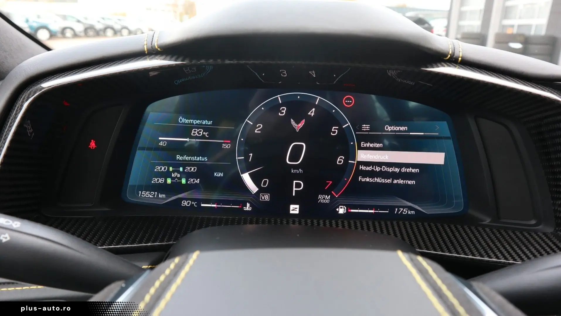 CORVETTE C8 6.2L V8 Stingray 3LT Coupe Targa