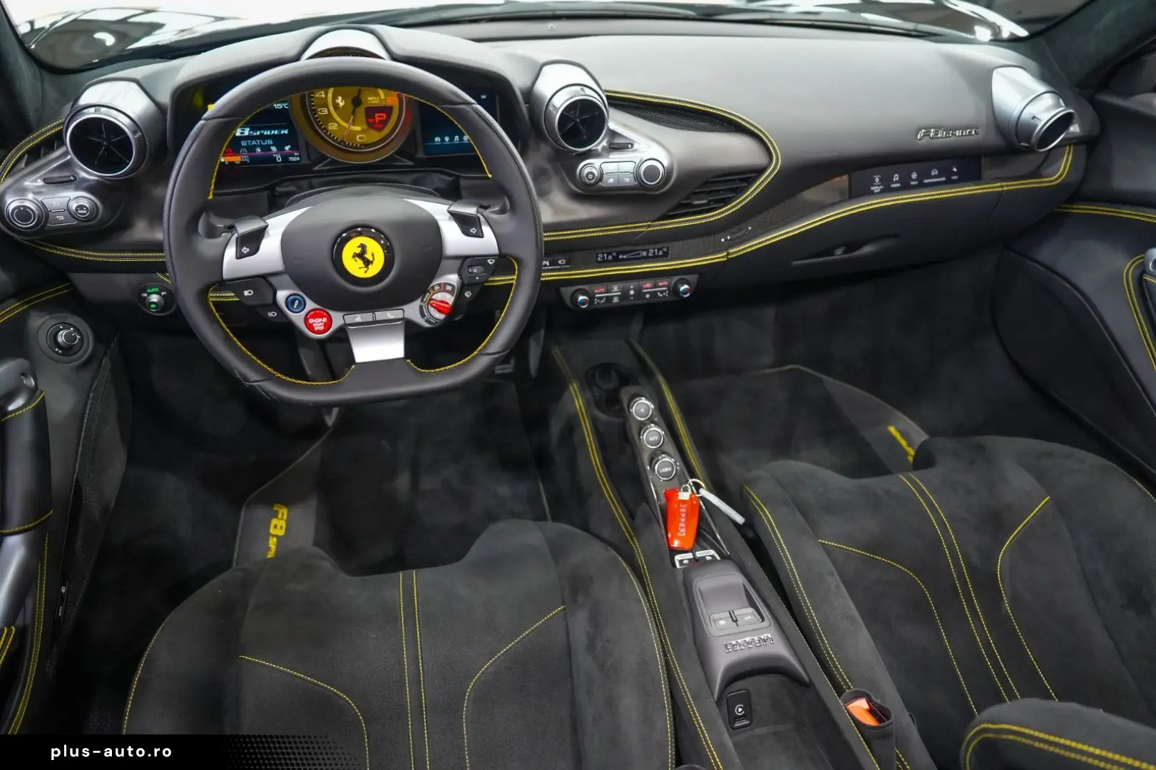 FERRARI F8 Spider RACING-SEATS LIFT PASSENGER-DISPLAY
