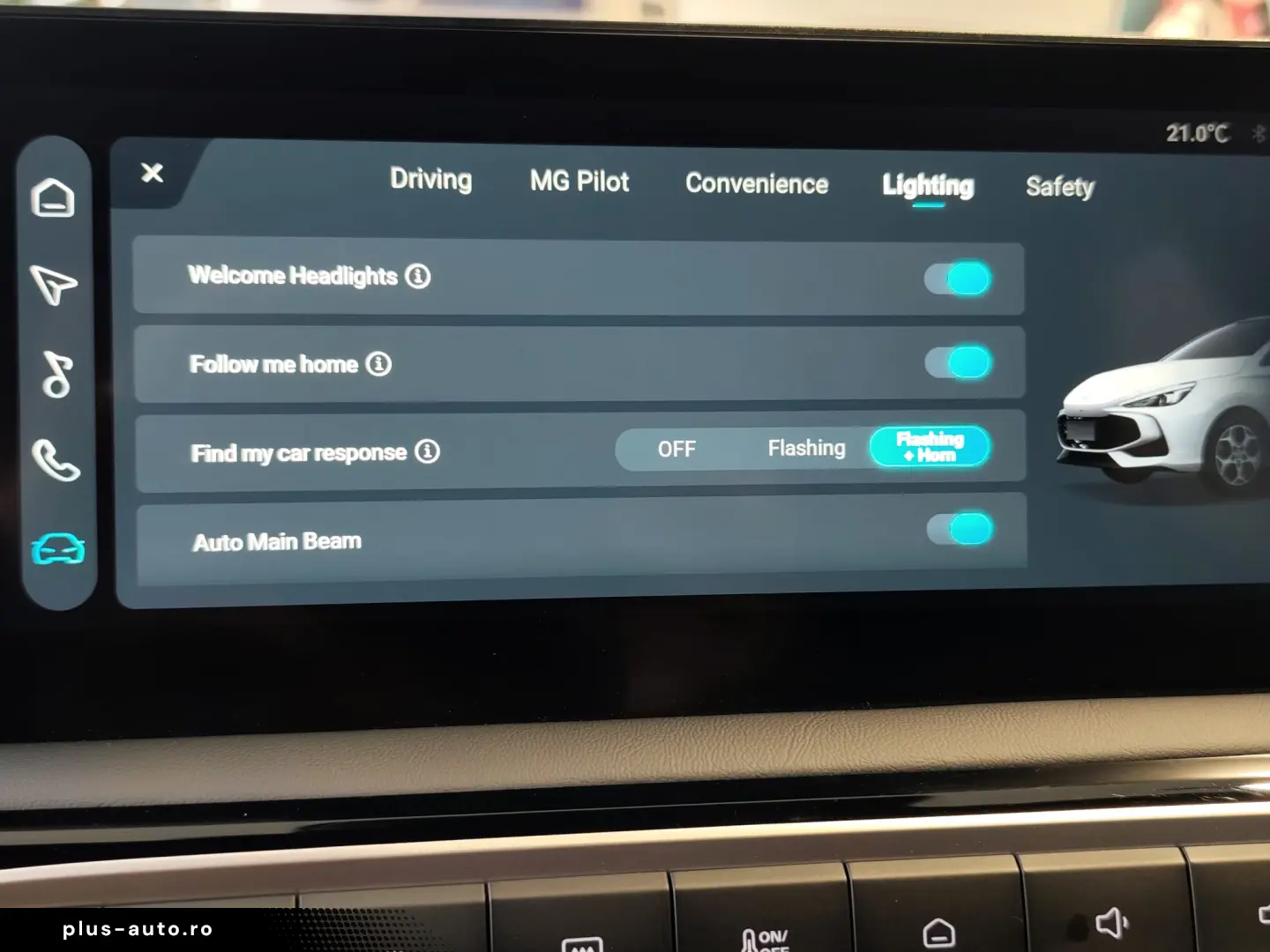 MG3 HEV 5 usi Excite 1.5L PFI HEV 194 CP AT (MY 2025)