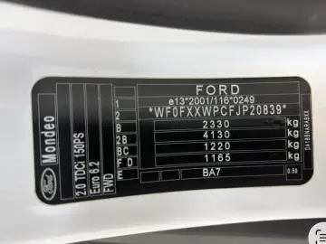 FORD MONDEO Business  2019