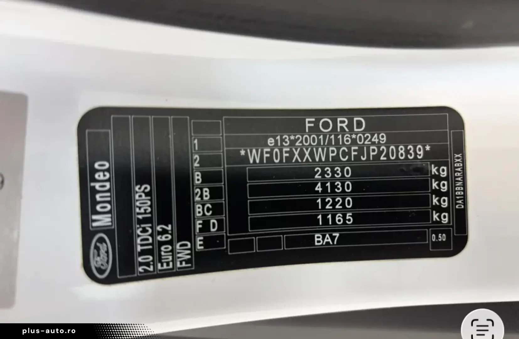 FORD MONDEO Business  2019