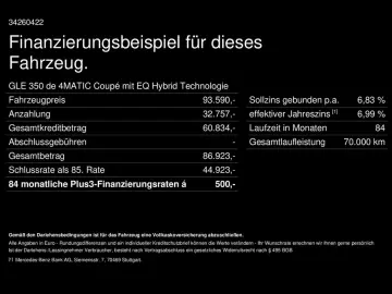 MERCEDES-BENZ GLE 350 de 4M Coupé AMG Pano Burmester&hellip;