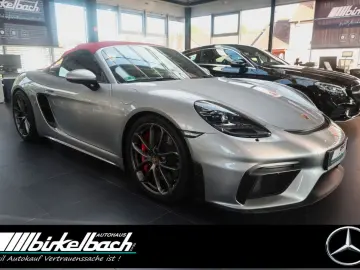 PORSCHE 718 Boxster Spyder GT silber Bose 3500KM 1.Hd