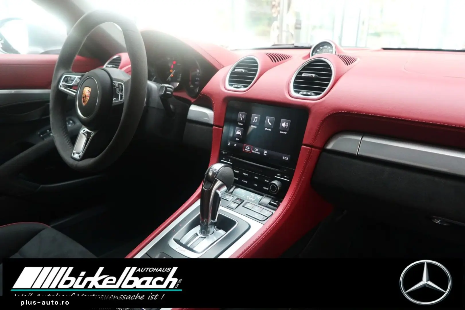 PORSCHE 718 Boxster Spyder GT silber Bose 3500KM 1.Hd