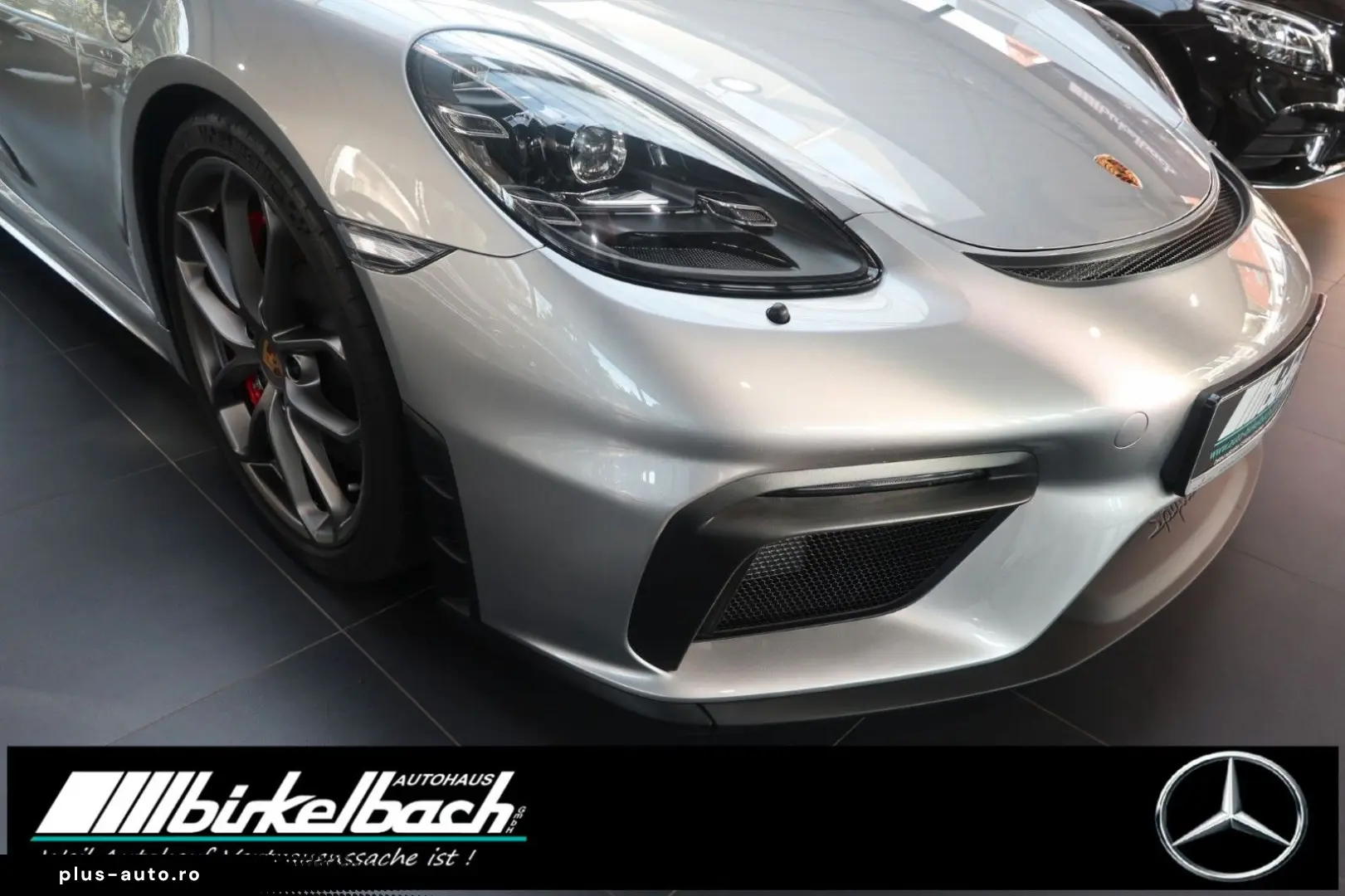 PORSCHE 718 Boxster Spyder GT silber Bose 3500KM 1.Hd