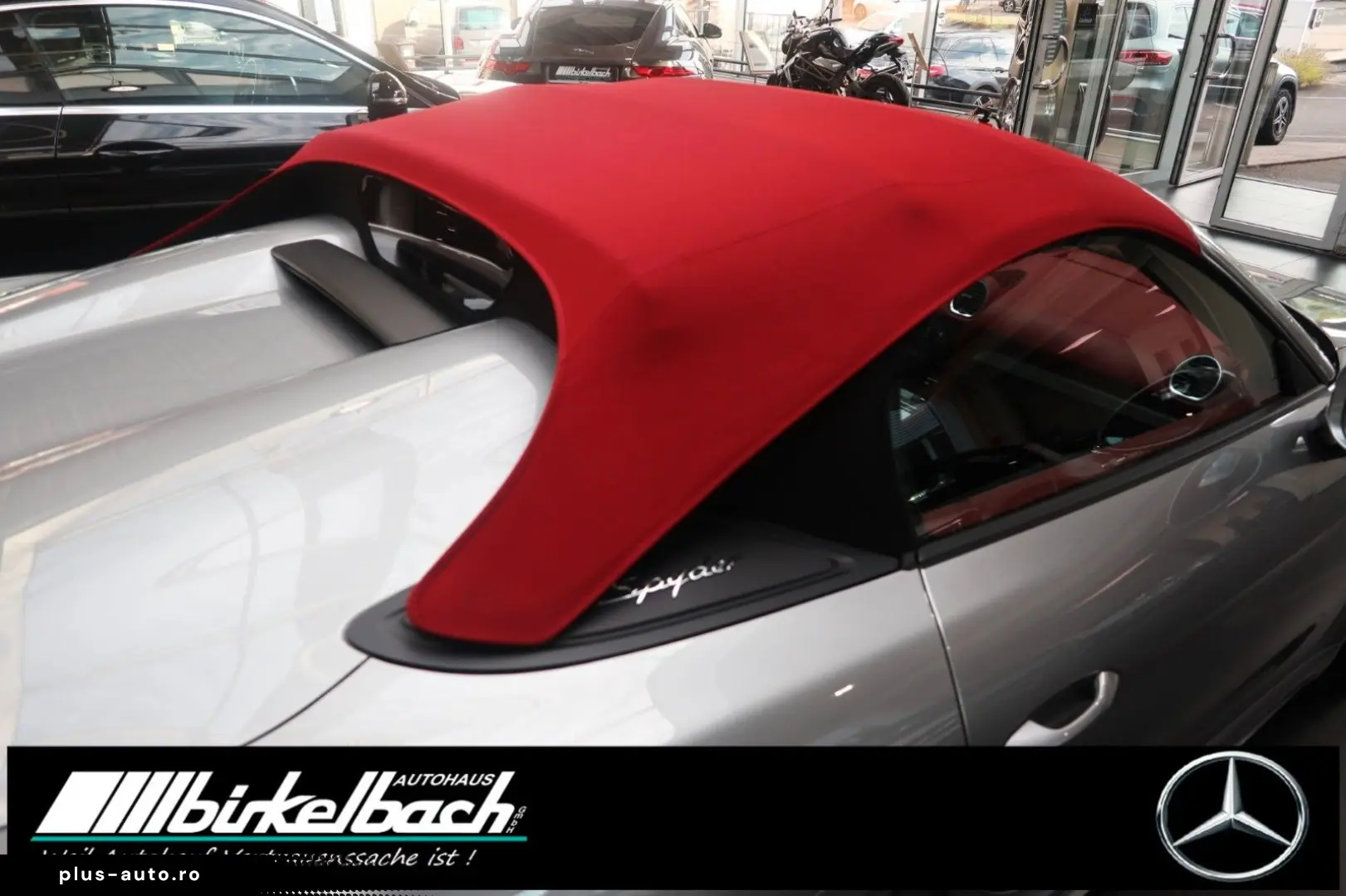 PORSCHE 718 Boxster Spyder GT silber Bose 3500KM 1.Hd