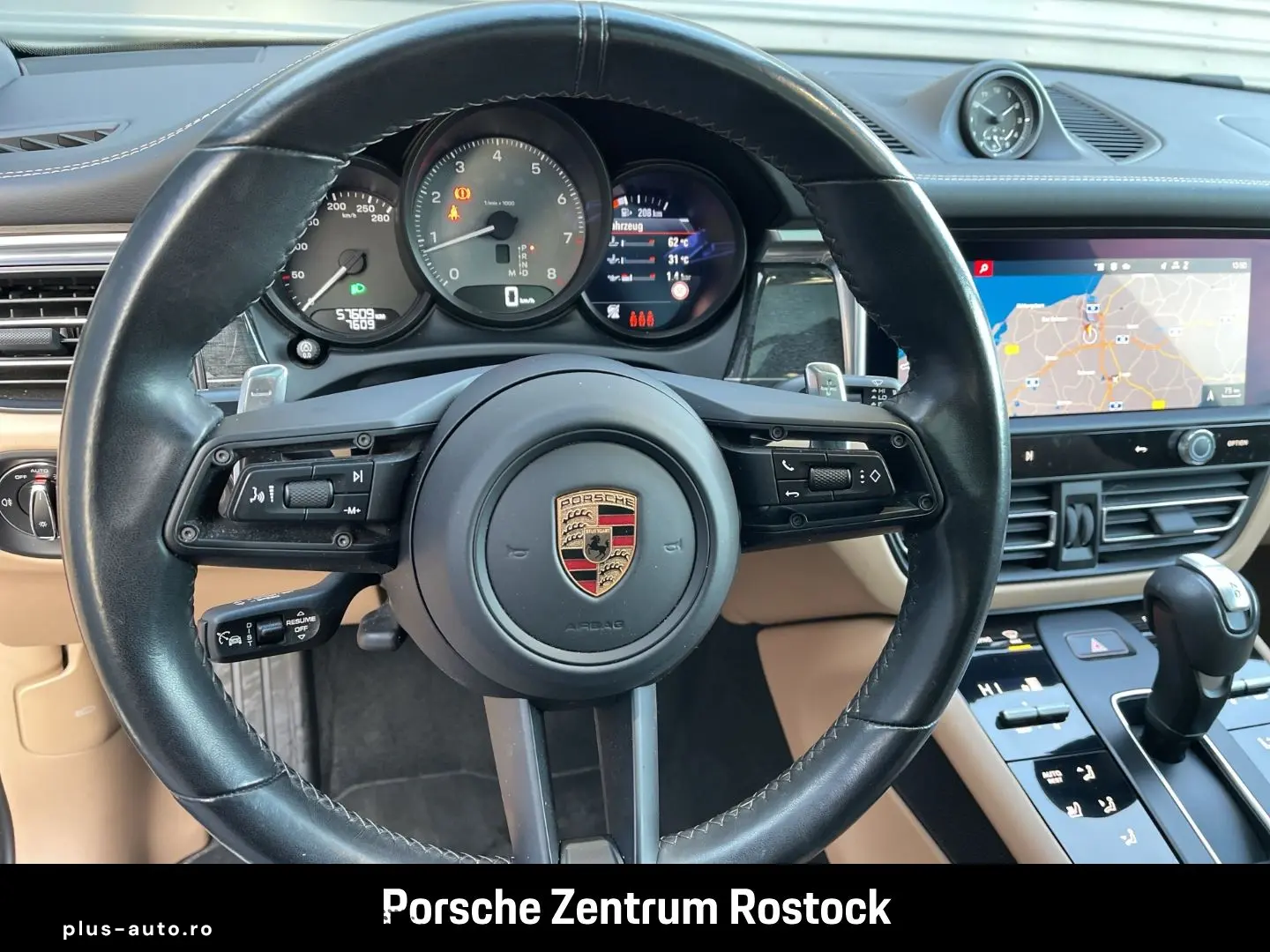PORSCHE Macan S Surround-View Luftfederung Leder-Beige