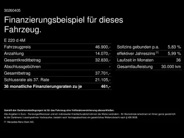 MERCEDES-BENZ E 220 d 4Matic  AMG Line