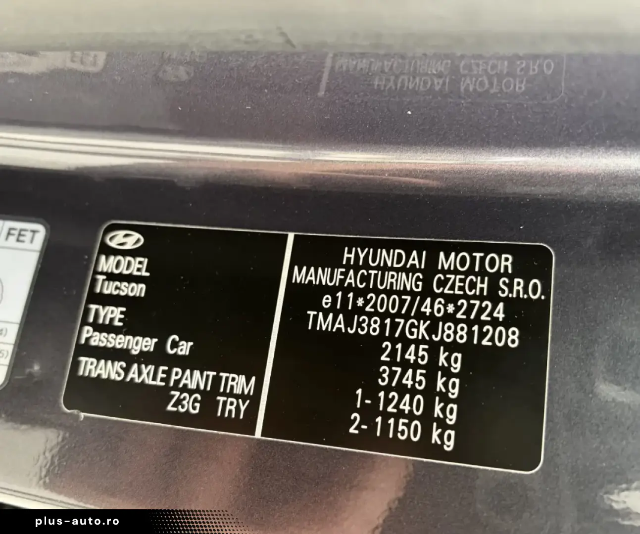 HYUNDAI TUCSON 4x4  2019