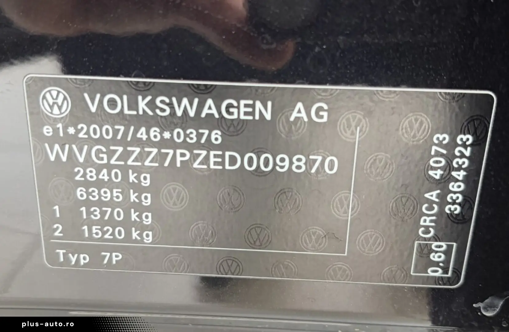 VOLKSWAGEN TOUAREG 4X4 SUV 2013