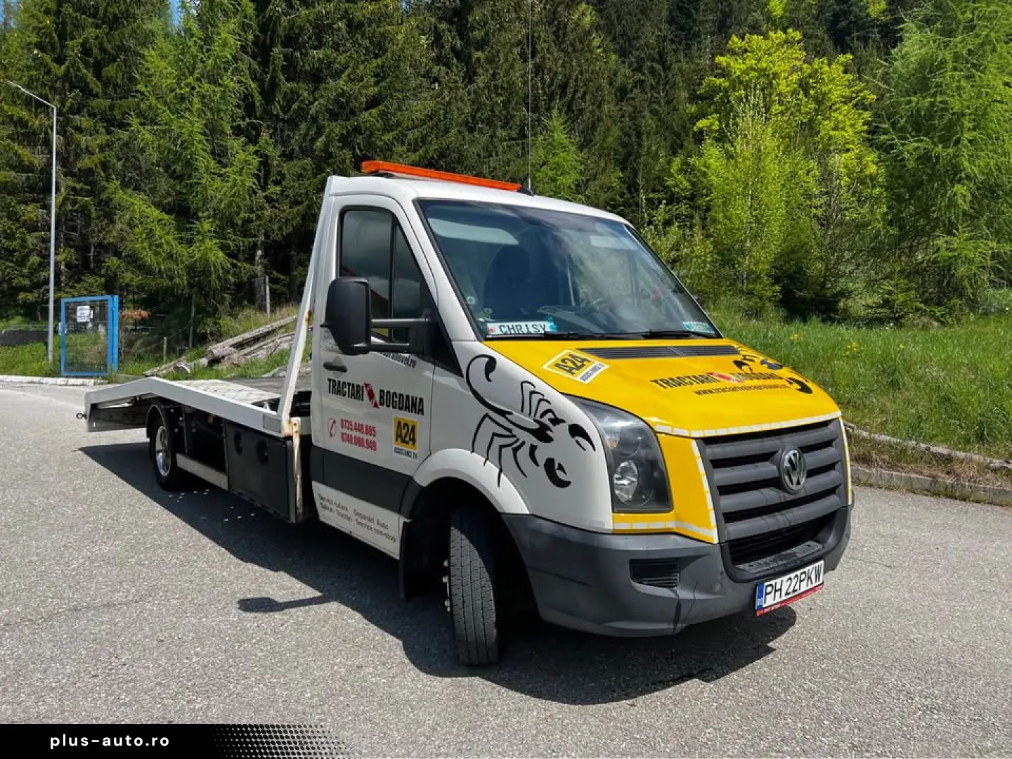 VW Crafter auto platformă  stare foarte buna