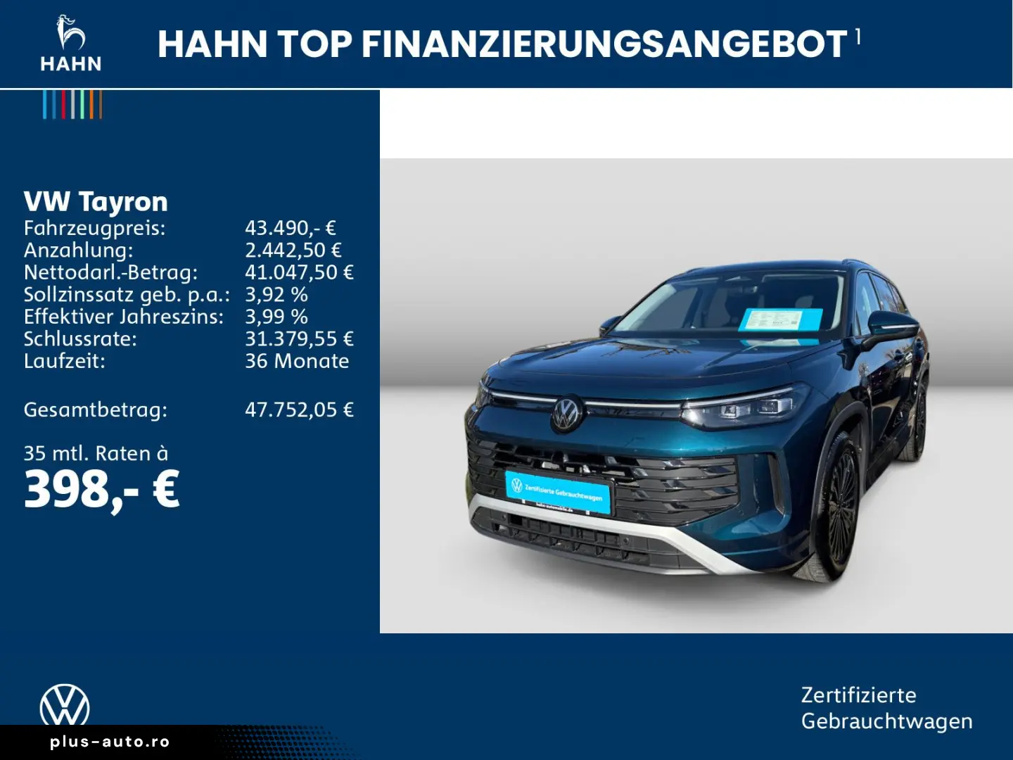 VW Tayron 2.0 TSI DSG Elegance 4Motion DCC AHK LED