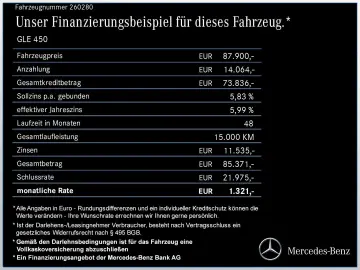 MERCEDES-BENZ GLE 450 d 4M AMG  HUD AHK PANO BURMEST…