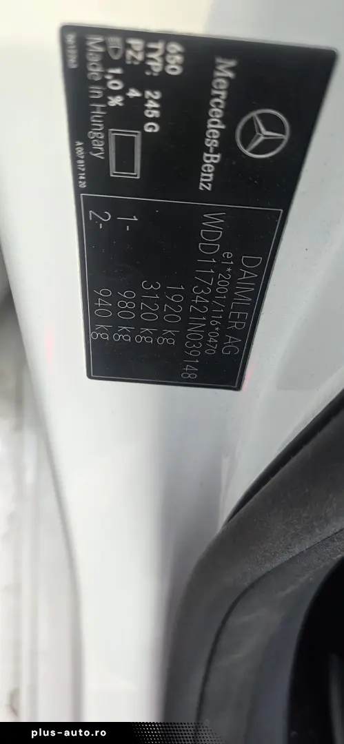 CLA  6000e avans 5000e în rate direct din parc