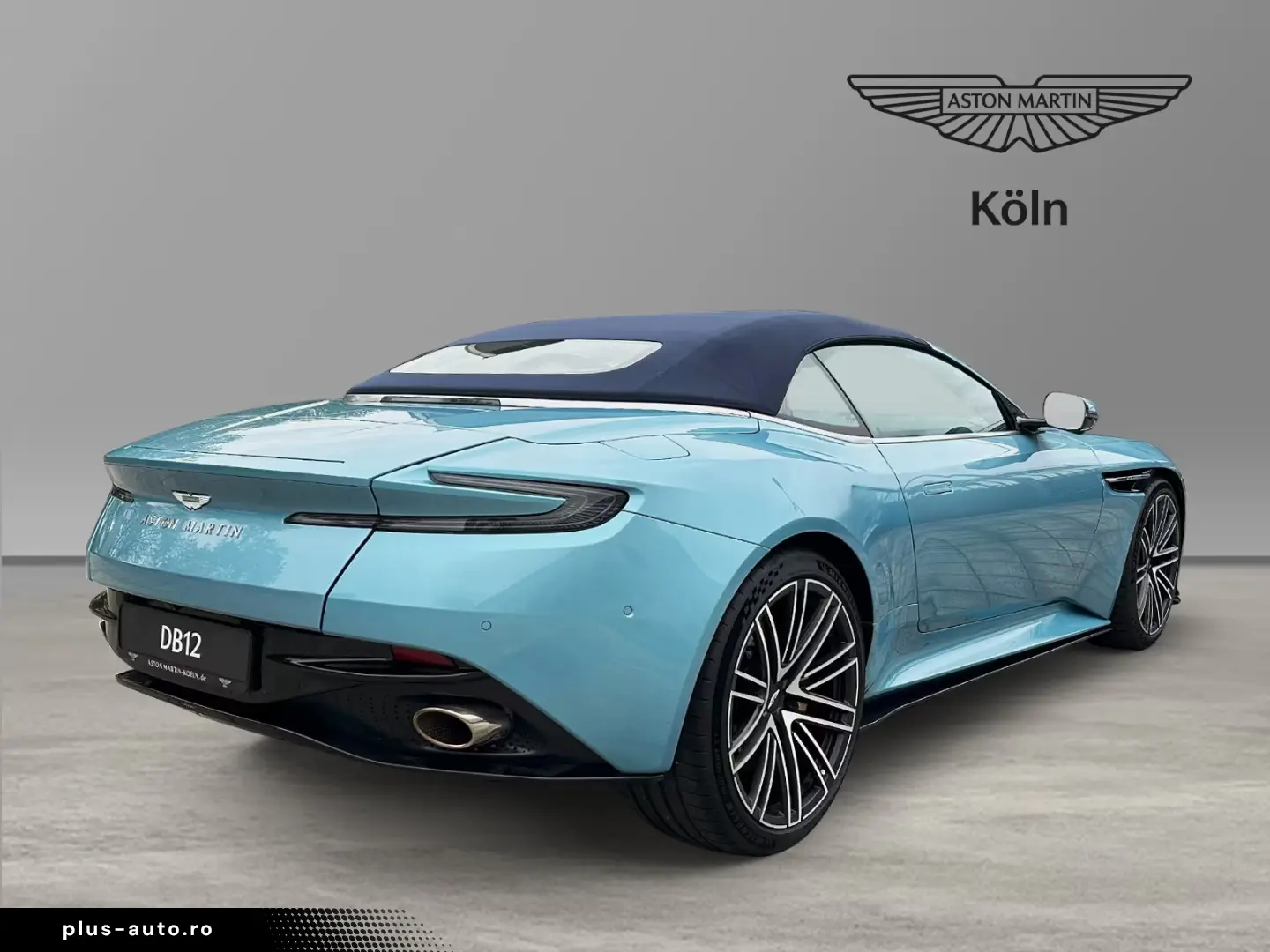Aston Martin DB12 Volante Carribean Blue Pearl Carbon
