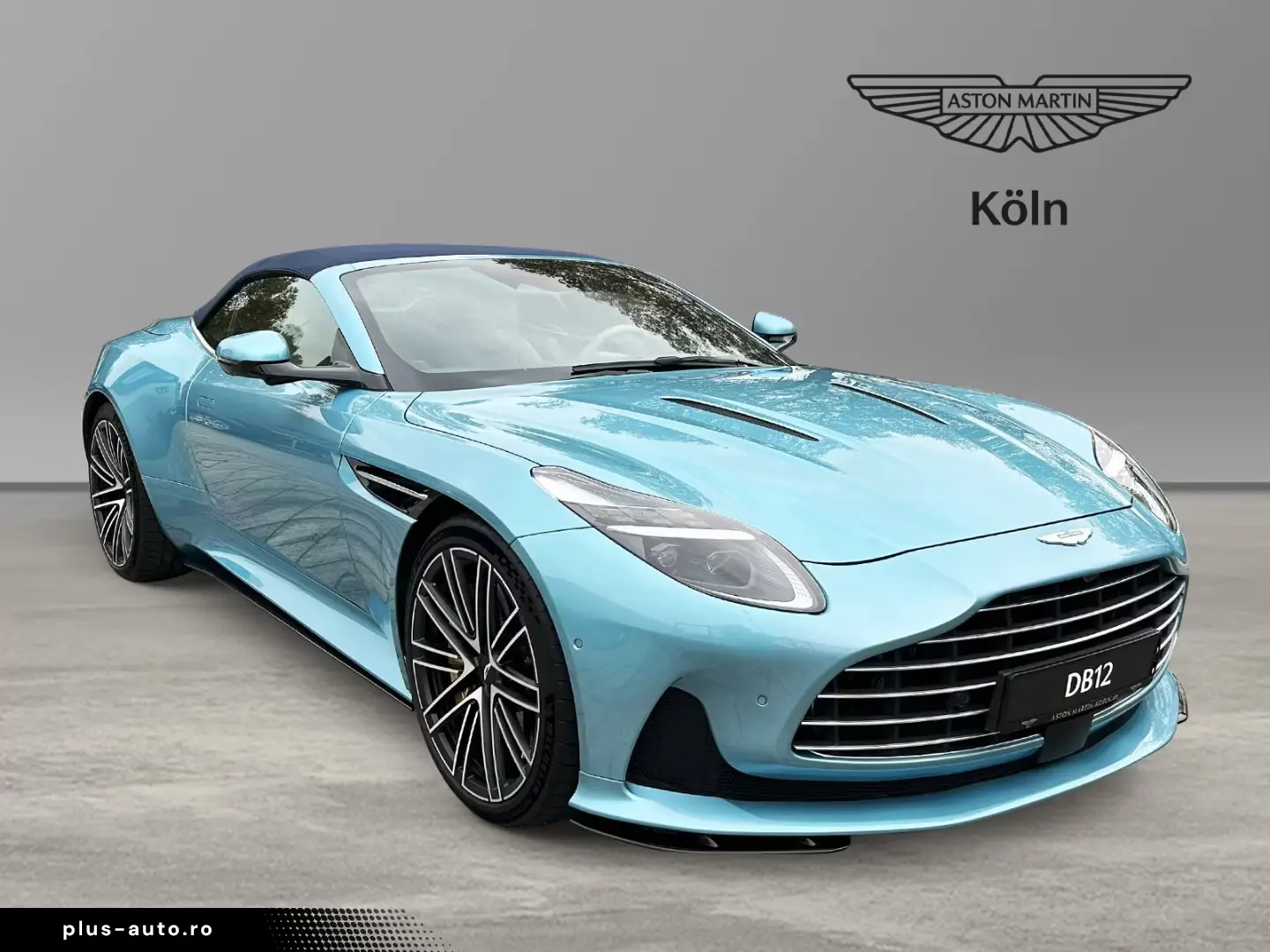 Aston Martin DB12 Volante Carribean Blue Pearl Carbon