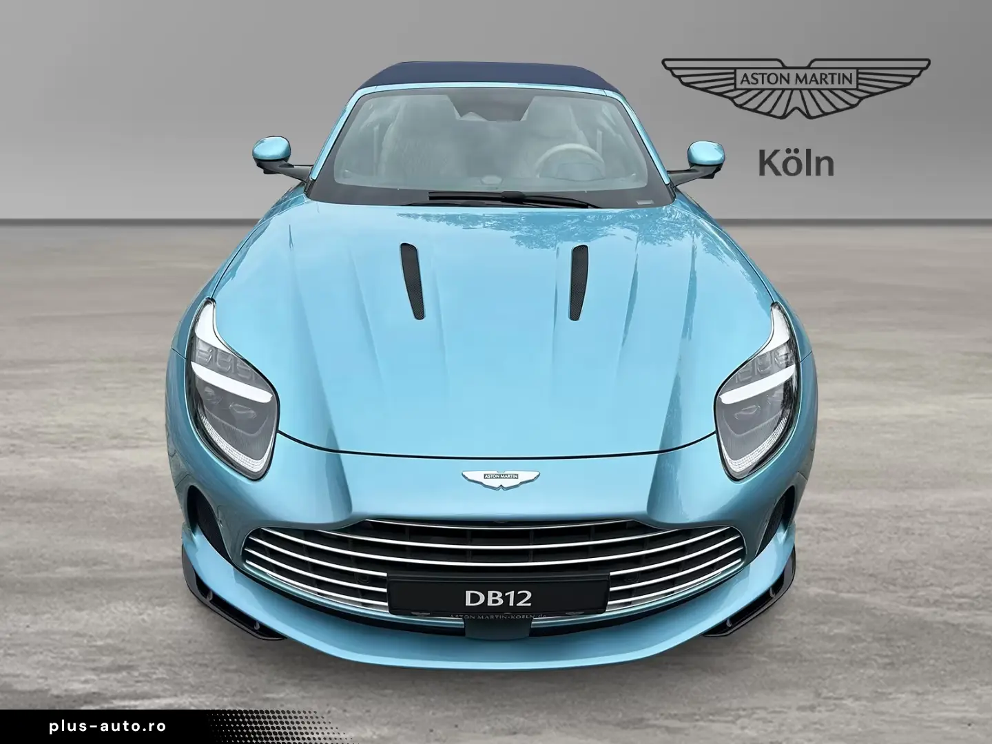 Aston Martin DB12 Volante Carribean Blue Pearl Carbon