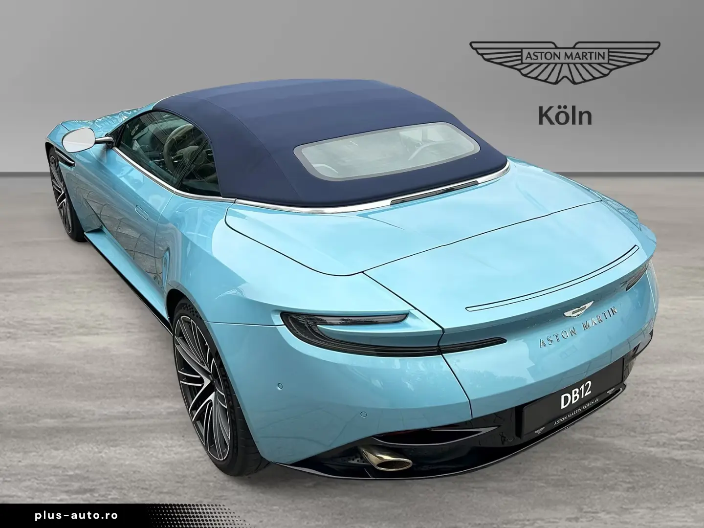 Aston Martin DB12 Volante Carribean Blue Pearl Carbon