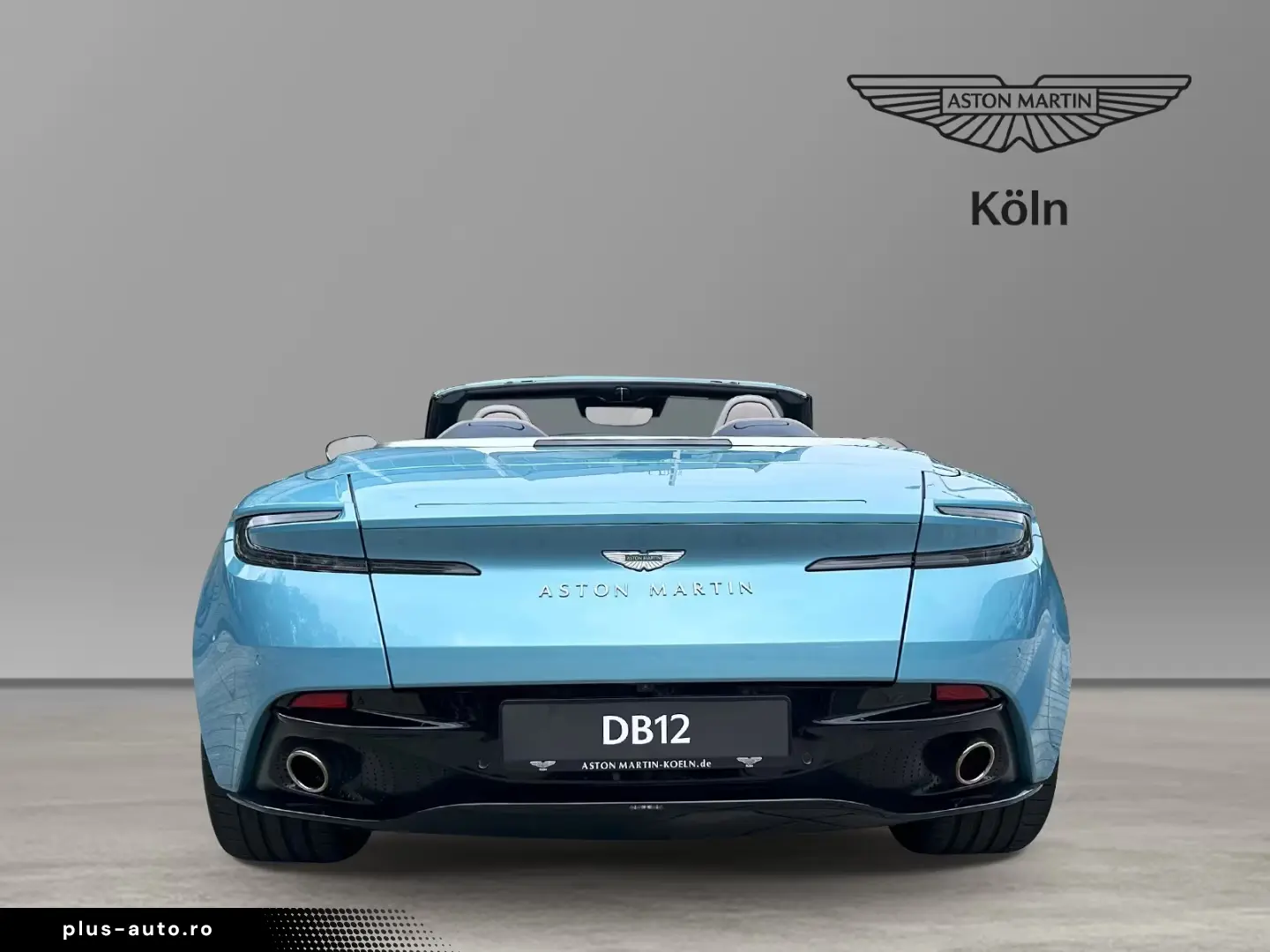 Aston Martin DB12 Volante Carribean Blue Pearl Carbon