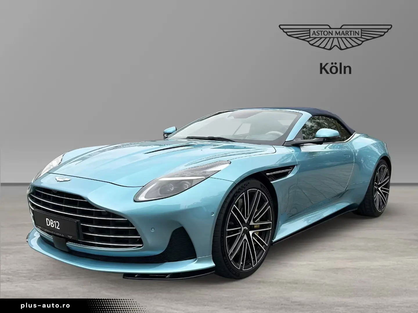 Aston Martin DB12 Volante Carribean Blue Pearl Carbon