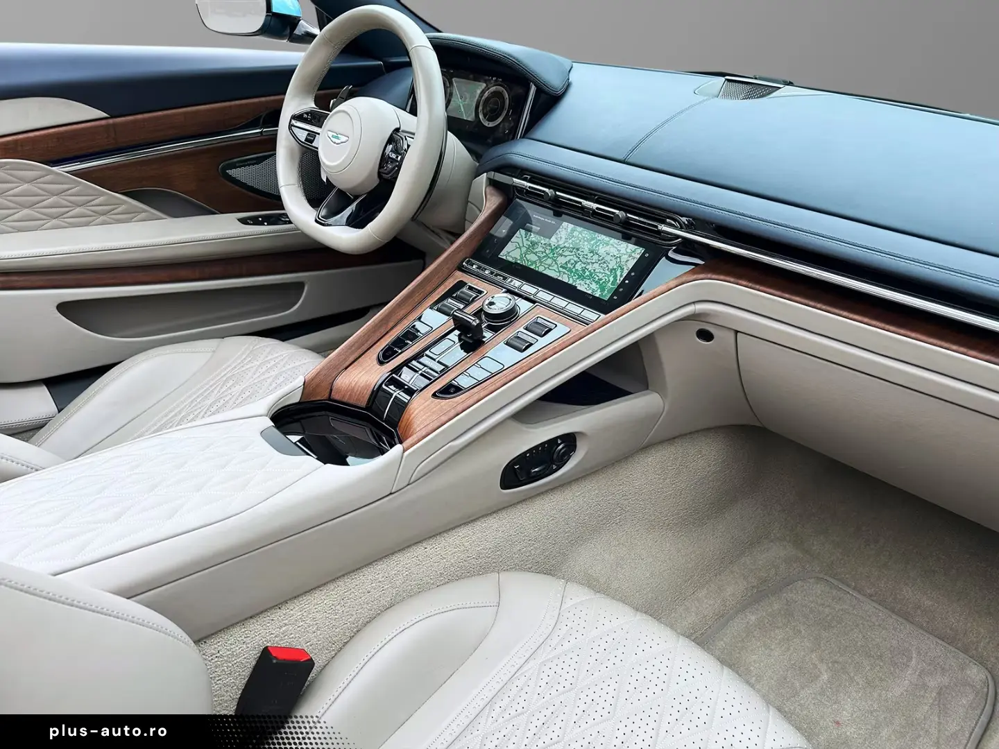 Aston Martin DB12 Volante Carribean Blue Pearl Carbon