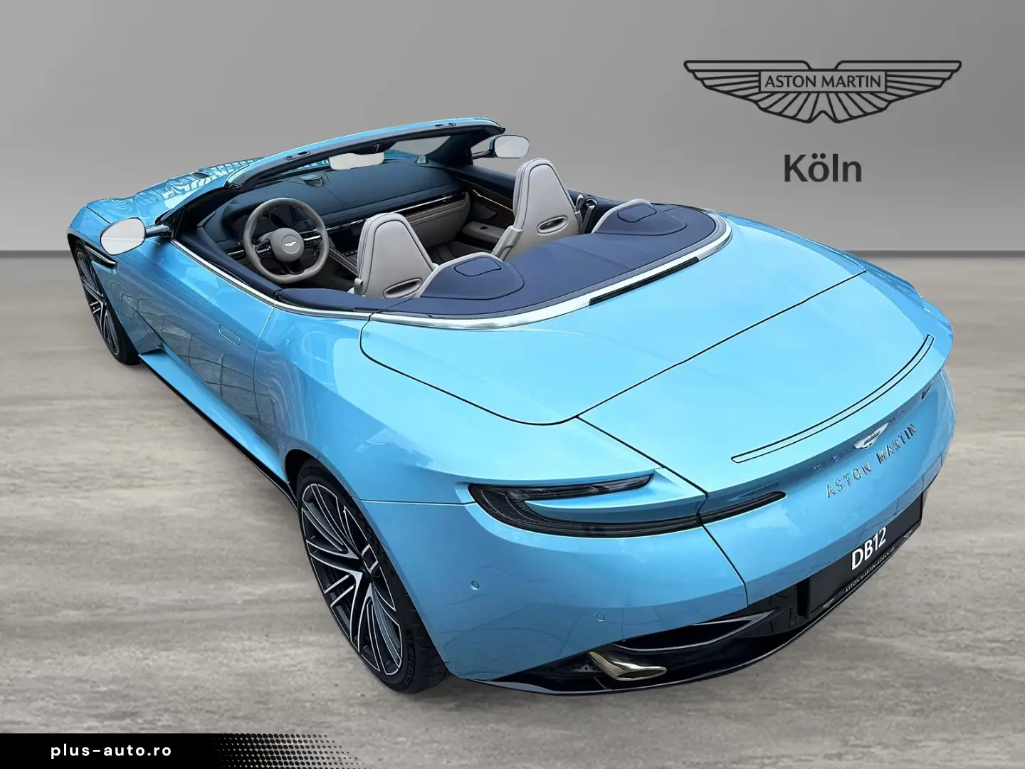 Aston Martin DB12 Volante Carribean Blue Pearl Carbon