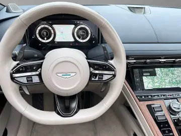 Aston Martin DB12 Volante Carribean Blue Pearl Carbon