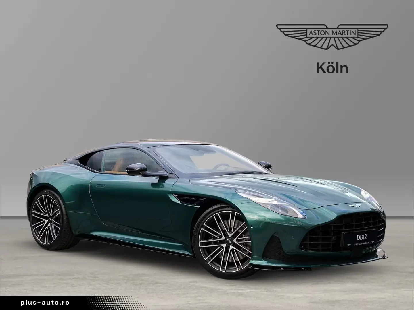 Aston Martin DB12 Malachite Green Oxford Tan