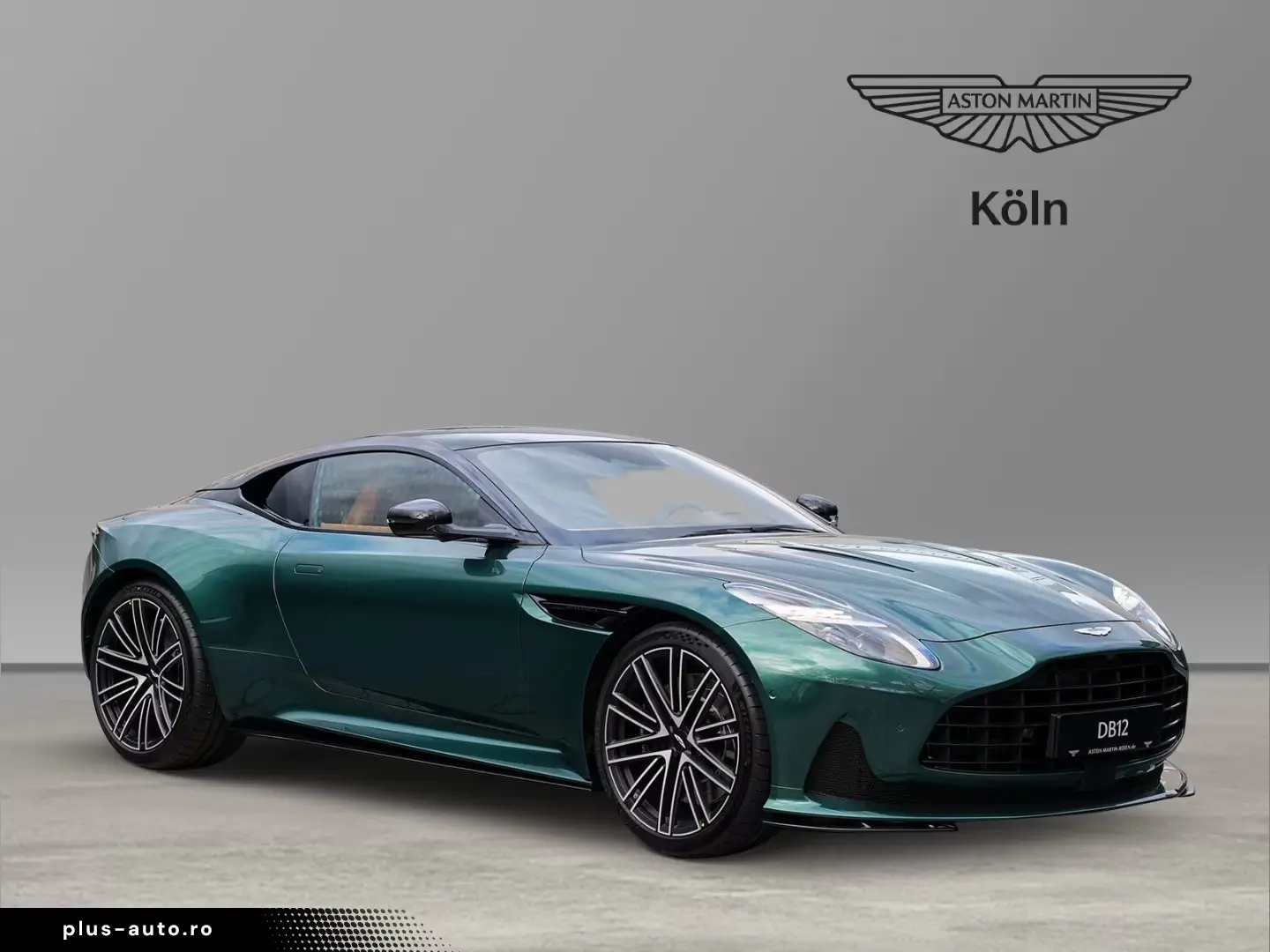 Aston Martin DB12 Malachite Green Oxford Tan