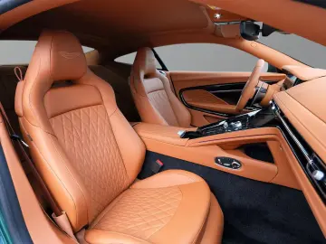 Aston Martin DB12 Malachite Green Oxford Tan