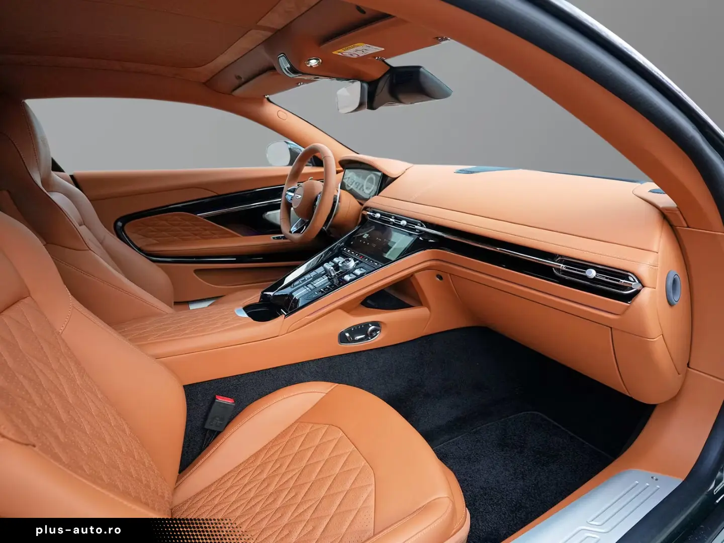 Aston Martin DB12 Malachite Green Oxford Tan