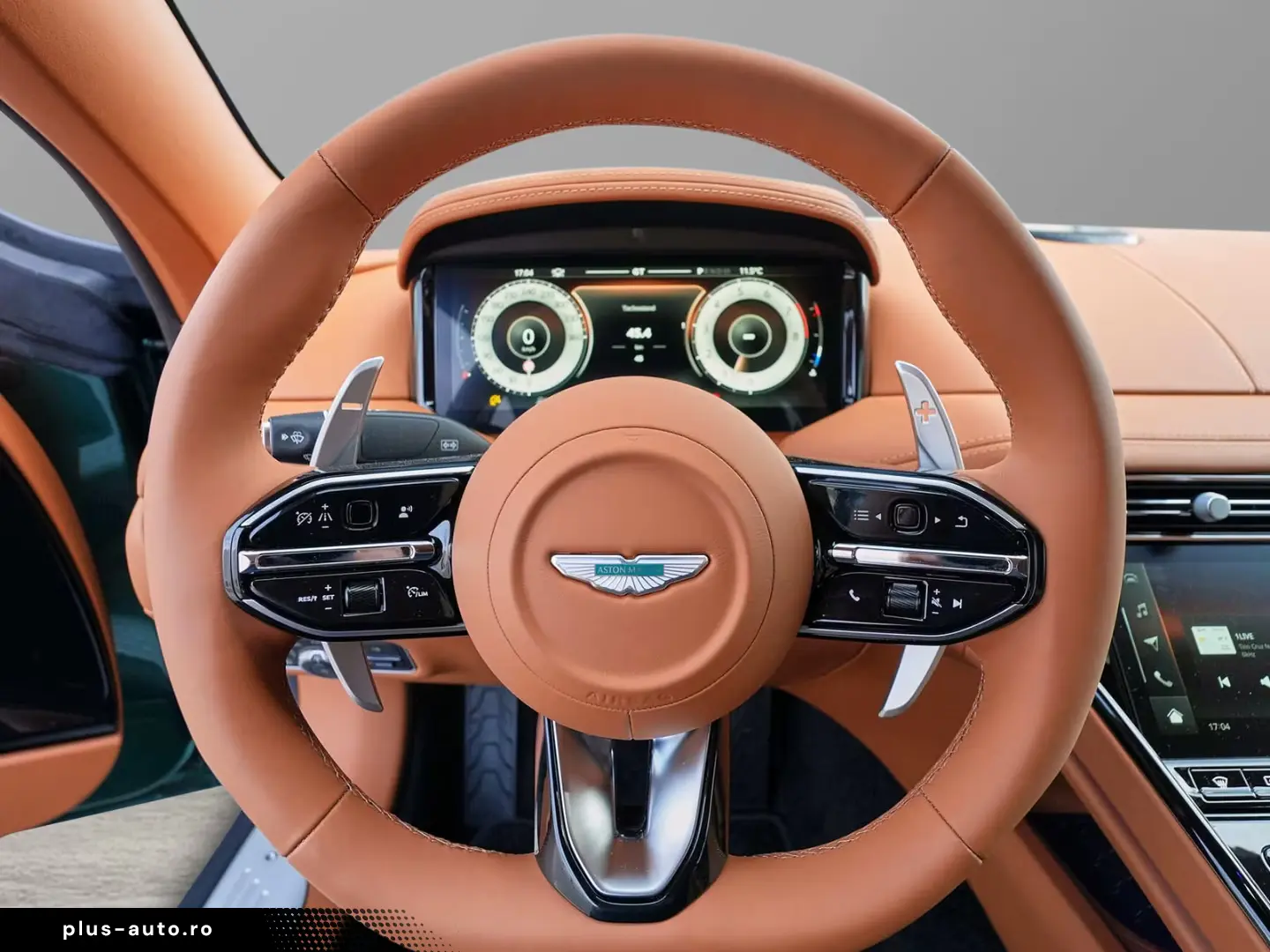 Aston Martin DB12 Malachite Green Oxford Tan