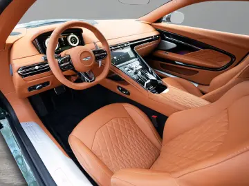 Aston Martin DB12 Malachite Green Oxford Tan