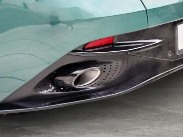 Aston Martin DB12 Malachite Green Oxford Tan