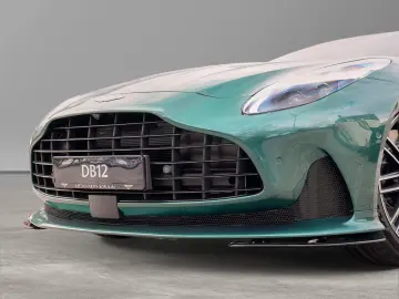 Aston Martin DB12 Malachite Green Oxford Tan