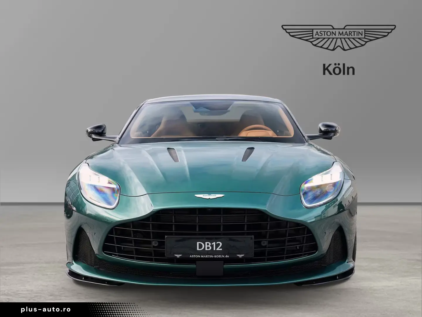 Aston Martin DB12 Malachite Green Oxford Tan