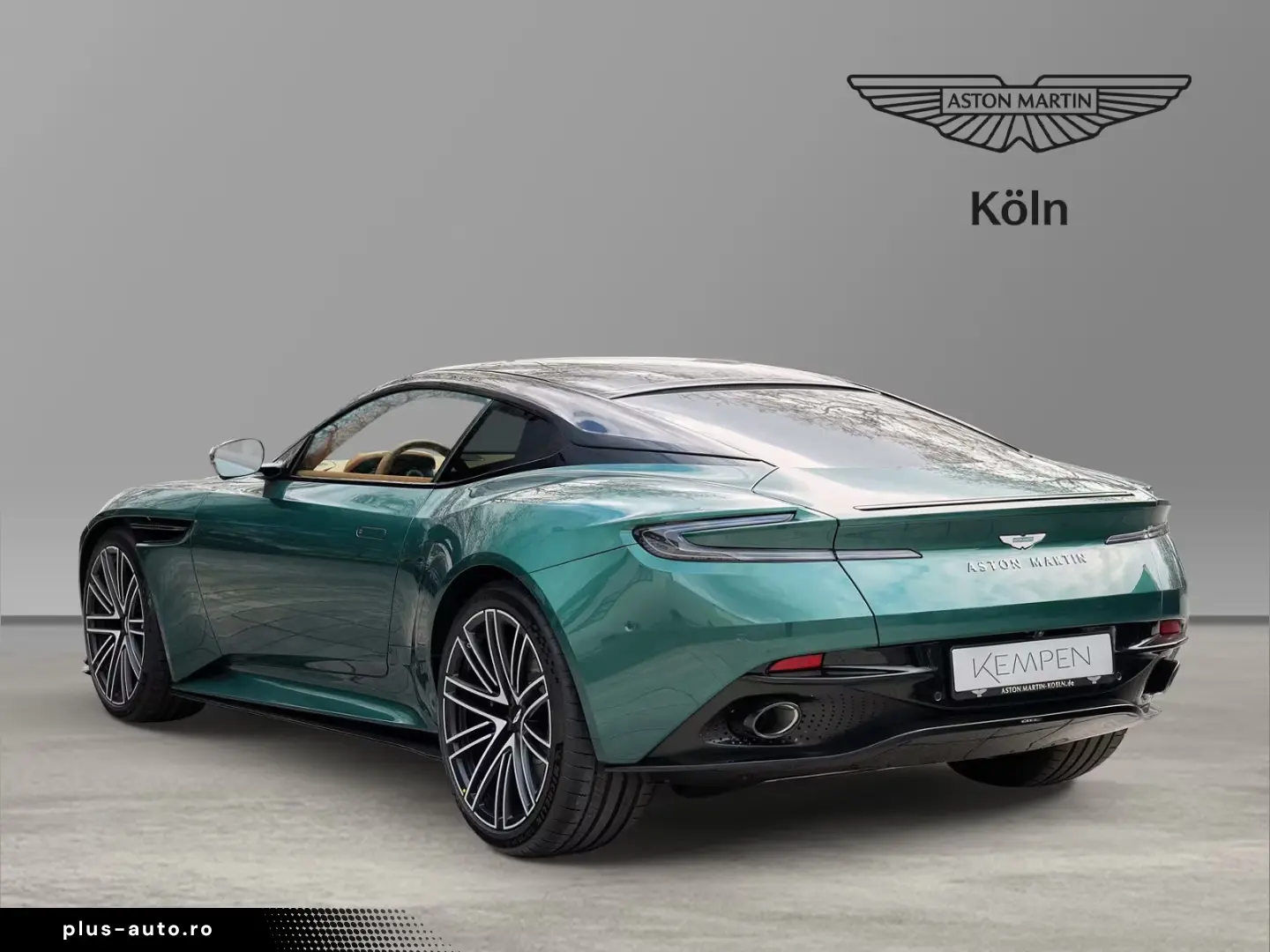 Aston Martin DB12 Malachite Green Oxford Tan