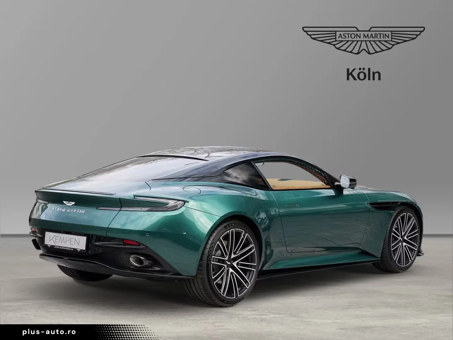 Aston Martin DB12 Malachite Green Oxford Tan