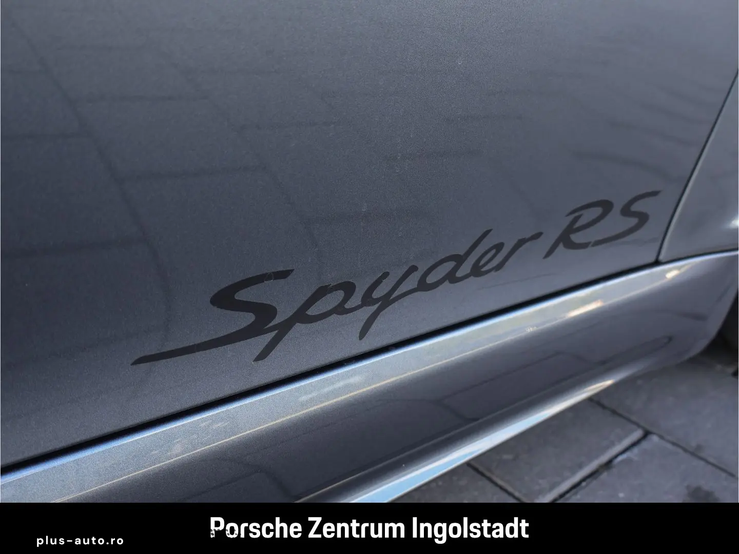 PORSCHE 718 Spyder Boxster RS Weissach-Paket Liftsystem