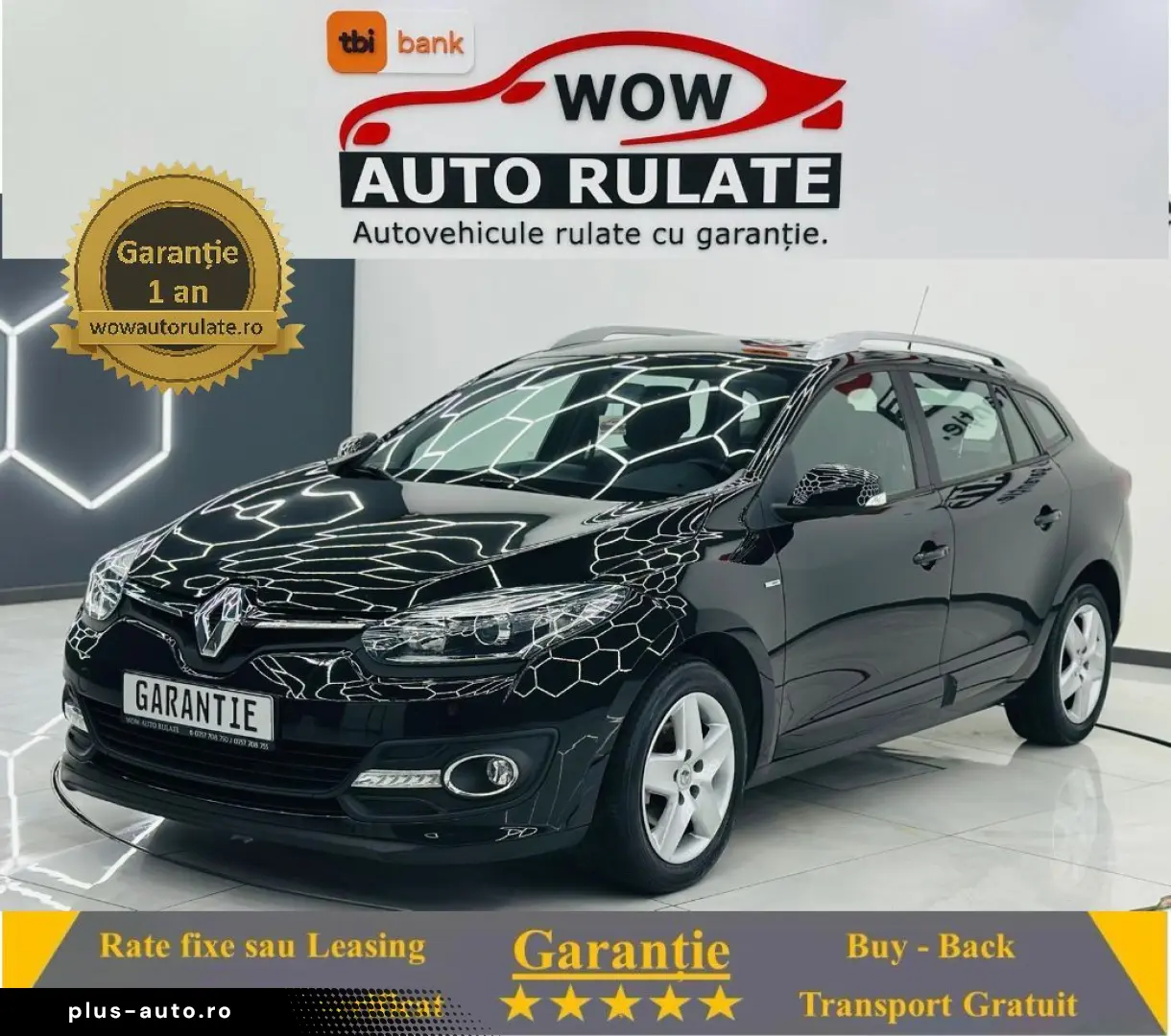 RENAULT MEGANE 2014 1.5D E5 Garantie 12 Luni Rate Avans 0 Do