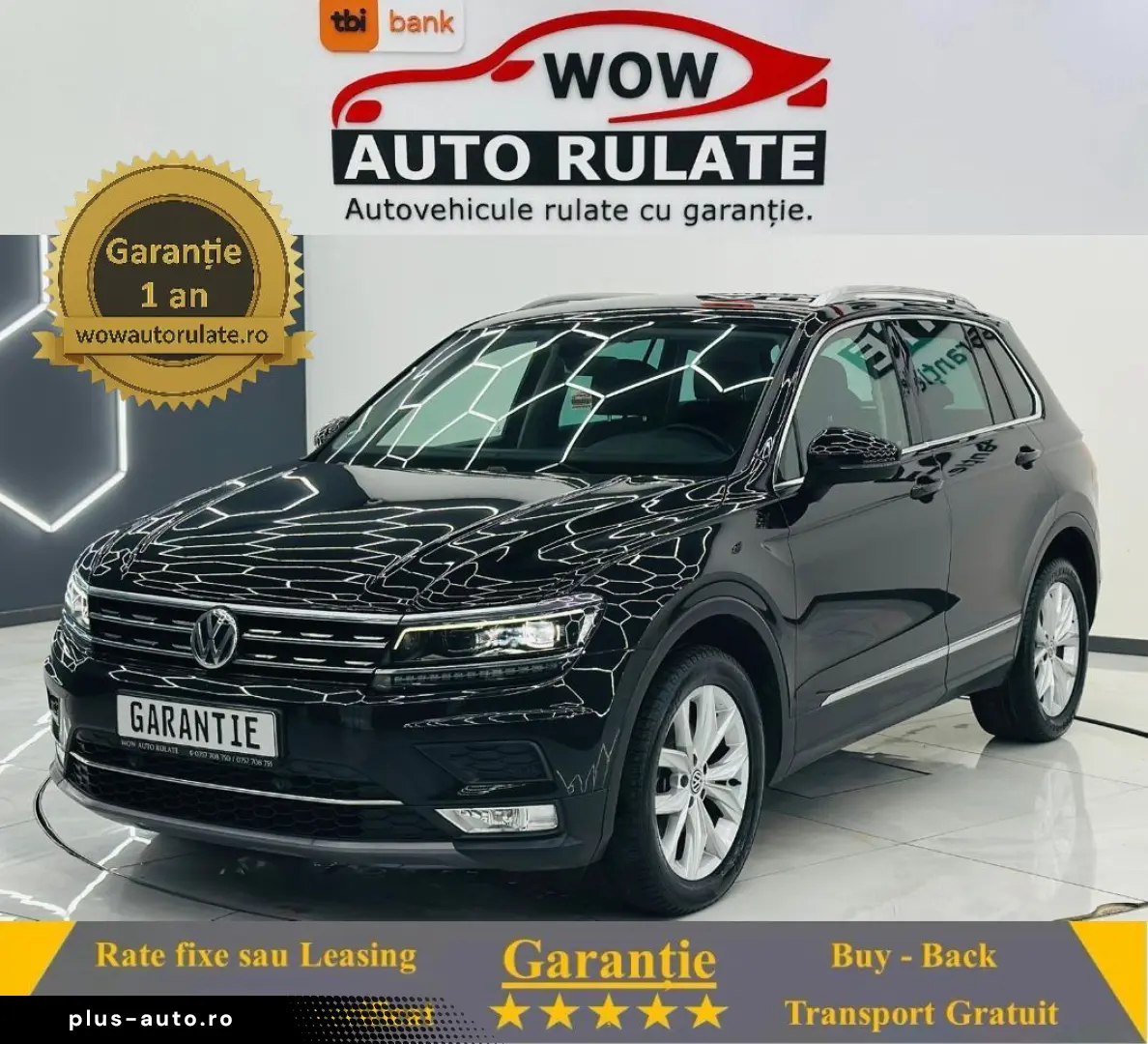 VOLKSWAGEN TIGUAN 2017 2.0D E6 4x4 Garantie 12 Luni Rate Ava