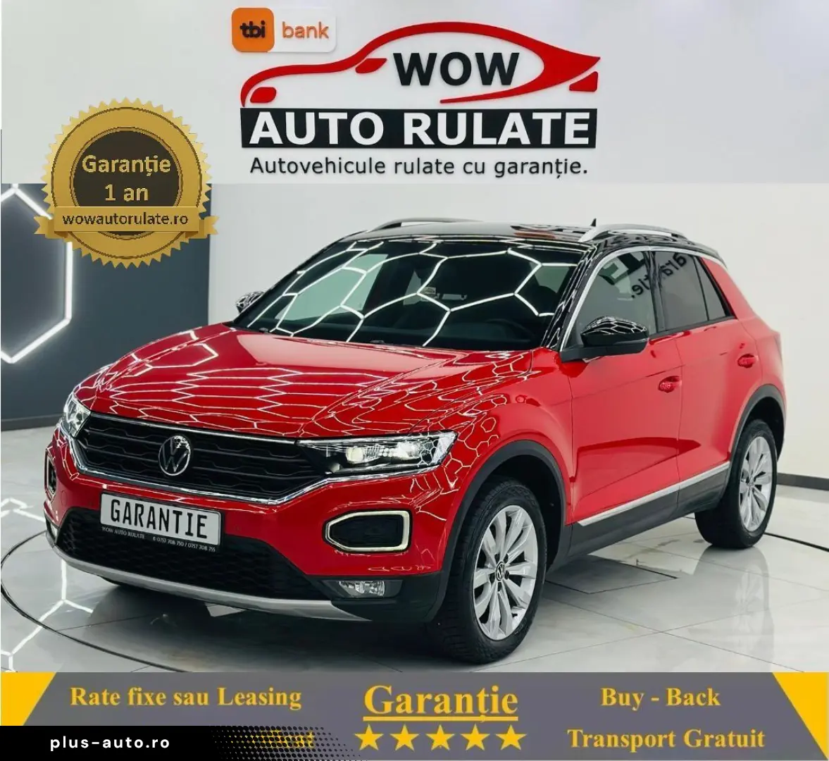 VOLKSWAGEN T-ROC 2021 1.5i E6 Garantie 12 Luni Rate Avans 0