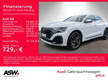 AUDI Q8 SUV 50TDI S line NAVI LED PANO HUD AHK 360