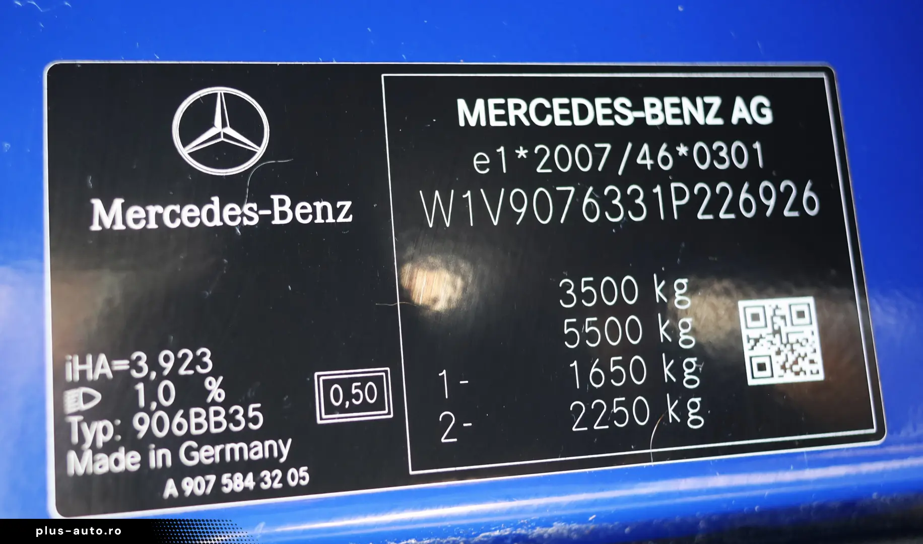 Mercedes-Benz Sprinter L2H2 2.2D 143CP Propulsie spate