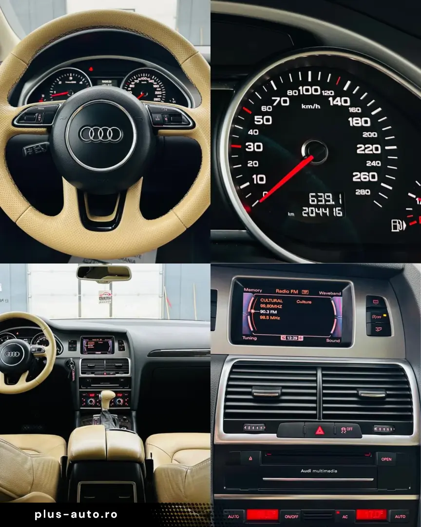 AUDI Q7 2012 3.0d  E5 Garantie 12 Luni Rate Avans 0 Doar Cu